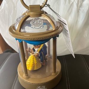 Disney Beauty and the Beast lantern lights and music 10 in H